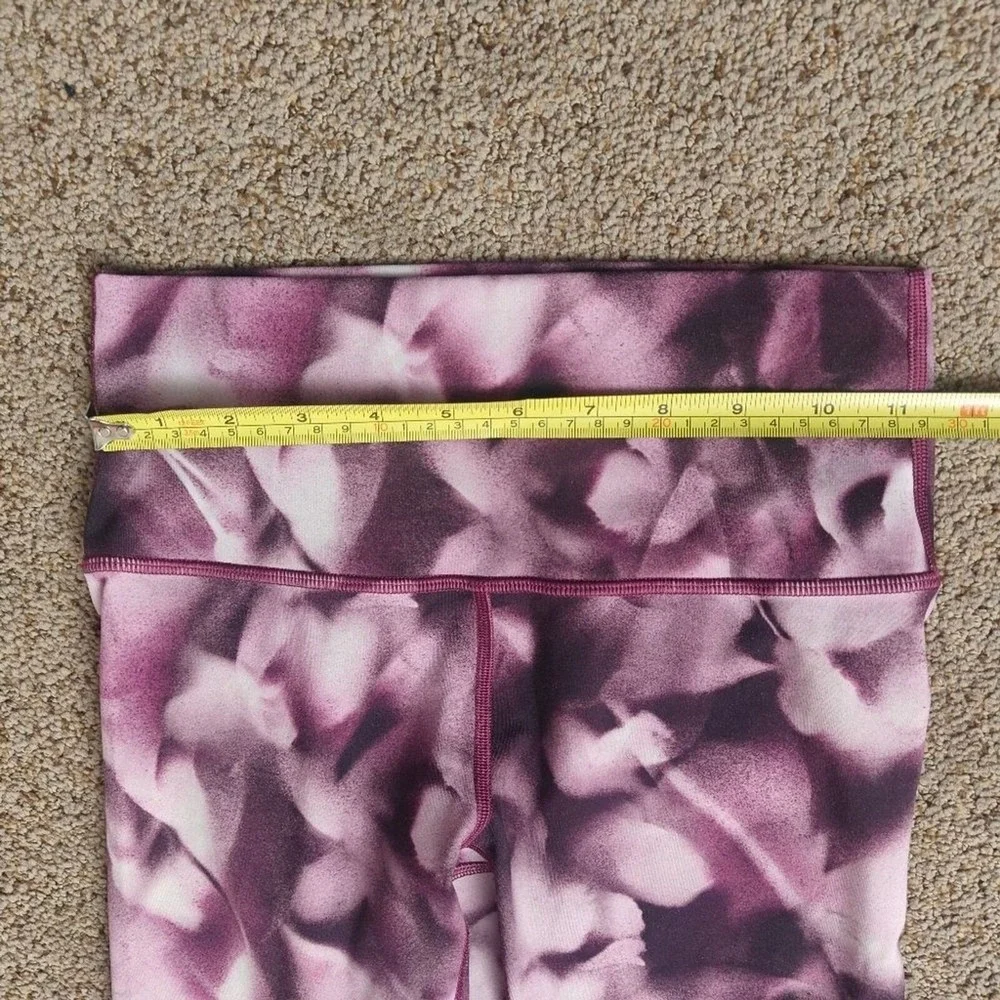 Lululemon Athletic Wear Womens 4 Purple Pink Tank Top And Leggings Tie Dye‎ Yoga